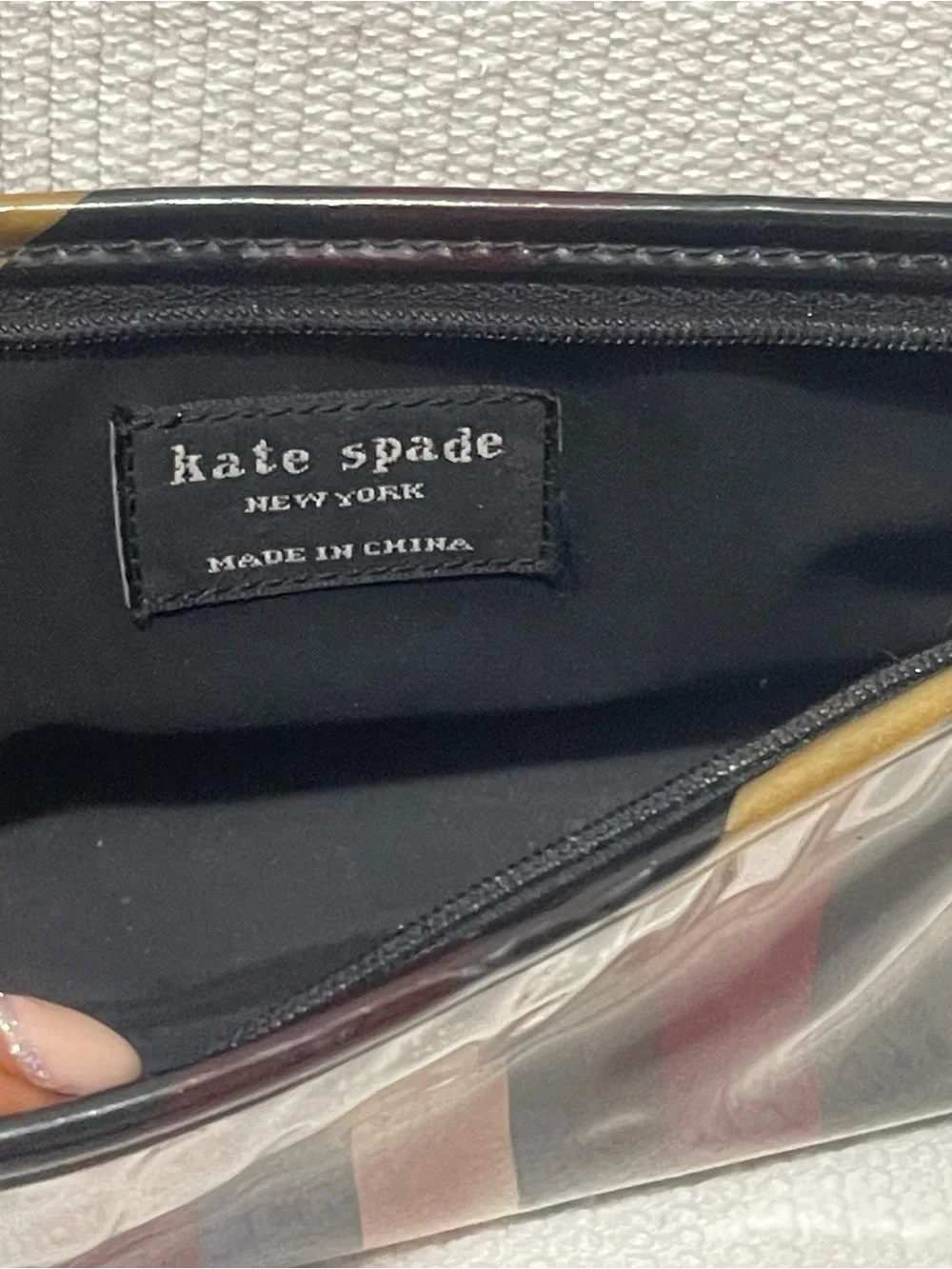 kate spade glossy striped